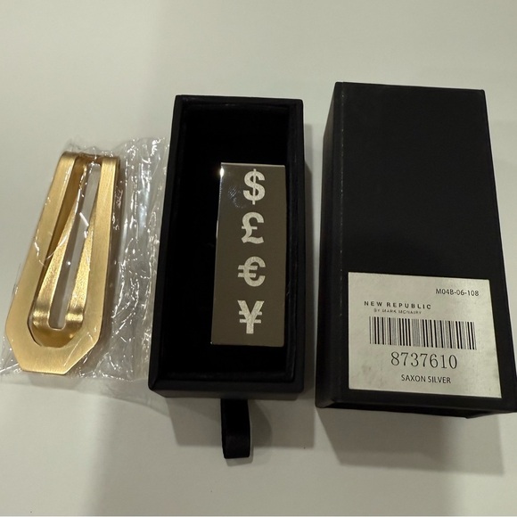 Gold and Silver Money Clip - Picture 3 of 4